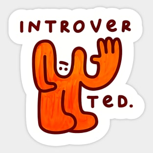 IntroverTed Sticker